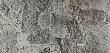 Lot #540 Apollo 12 CSM Orbital Photo Chart - Over 14 Feet in Length - Image 1