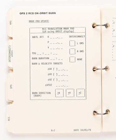 Lot #563 Jack Lousma's STS-1 Orbit Operations Checklist - Image 4