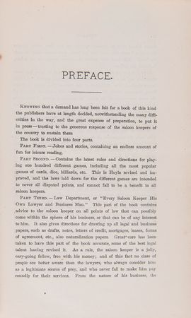 Lot #876 Baseball: The Saloon Keeper's Companion, with Baseball's Championship Code and Standings (1875) Book - Image 4