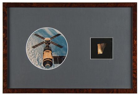 Lot #569 Skylab Flown Oxygen Supply Tank Fragment (Attested) Fragment - Image 1