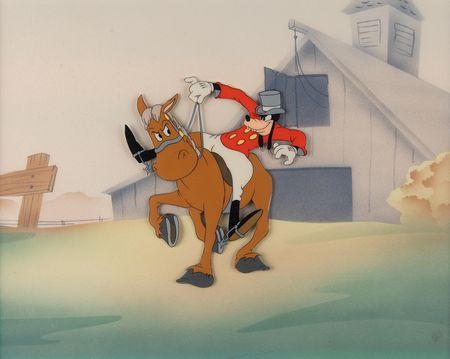 Lot #594 Goofy and Percy production cel from The Reluctant Dragon Production Cel - Image 1