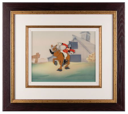 Lot #594 Goofy and Percy production cel from The Reluctant Dragon Production Cel - Image 2