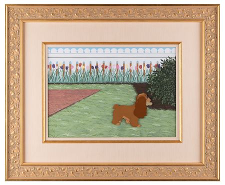Lot #604 Lady production cel from Lady and the Tramp - Image 2
