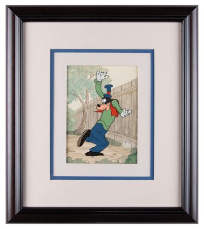 Lot #596 Goofy production cel from a Disney cartoon - Image 2