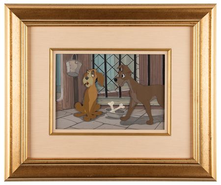 Lot #605 Tramp and Toughy production cels from Lady and the Tramp - Image 2