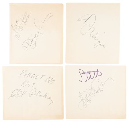 Lot #635 The Giants of Jazz Signature Collection with (5) Original Candid Photographs - Image 1