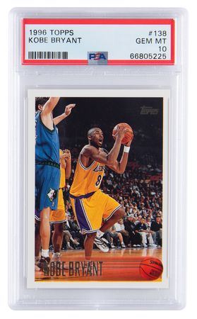 スポーツ選手 1996 Kobe Bryant RC 1996 Stadium Club Rookies 1 Kobe Bryant ROOKIE RC #R12 MBA