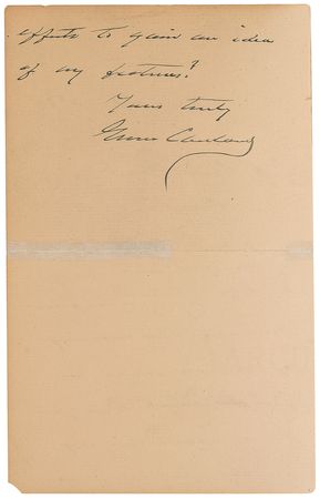 Lot #60 Grover Cleveland Autograph Letter Signed as President - Image 2