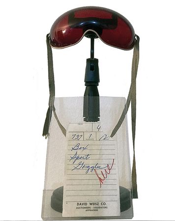 Lot #848 Twilight Zone Screen-Used Red Goggles Prop - Image 1