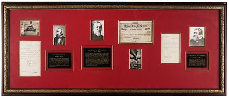Lot #279 Cyrus Field, George Pullman, and Cyrus McCormick (3) Signed Items - Image 1