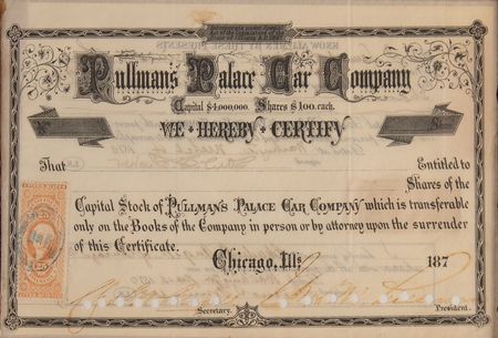 Lot #279 Cyrus Field, George Pullman, and Cyrus McCormick (3) Signed Items - Image 4