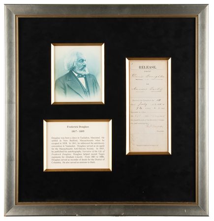 Lot #273 Frederick Douglass Document Signed - Image 1