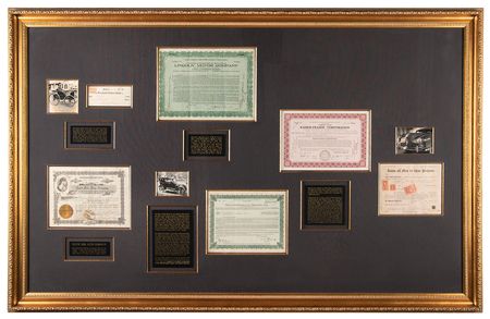 Lot #246 Automobile Companies (6) Documents - Image 1