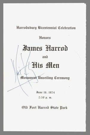 Lot #553 Neil Armstrong Signed Program - Image 1