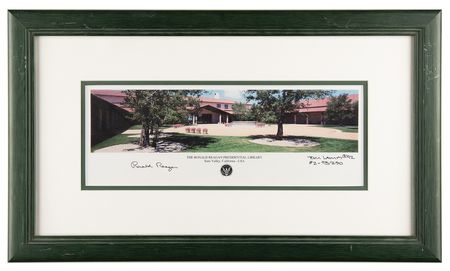 Lot #139 Ronald Reagan Signed Ltd. Ed. Panoramic Photograph - Image 2