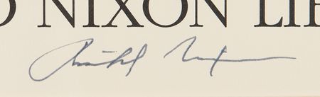 Lot #123 Richard Nixon Signed Print - Image 3