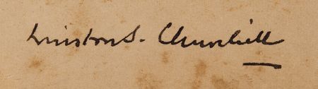 Lot #188 Winston Churchill Signed Photograph - Image 2