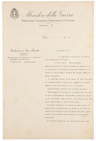 Lot #321 Benito Mussolini Document Signed - Image 2