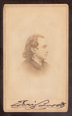 Lot #731 Edwin Booth Signed Photograph - Image 1