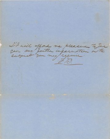 Lot #425 Franklin Buchanan Autograph Letter Signed - Image 2
