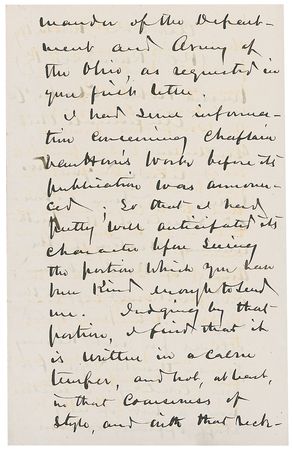 Lot #426 Don Carlos Buell Autograph Letter Signed - Image 2