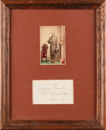 Lot #427 Ambrose E. Burnside Signature - Image 1