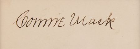 Lot #895 Connie Mack Signature - Image 2