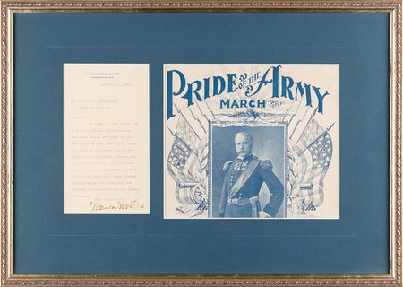 Lot #453 Nelson A. Miles Typed Letter Signed - Image 1