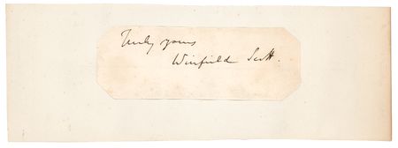 Lot #464 Winfield Scott Signature - Image 1