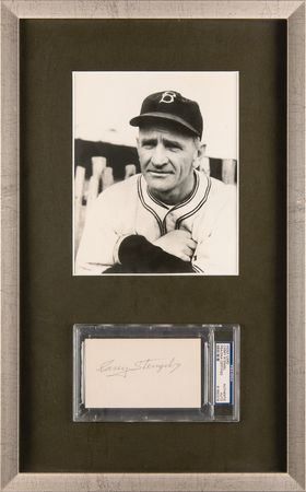 Lot #901 Casey Stengel Signature - Image 1