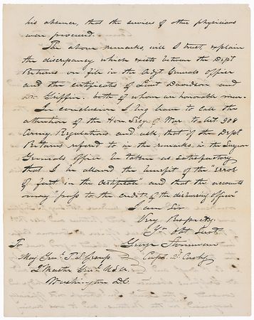 Lot #469 George Stoneman Autograph Letter Signed - Image 2
