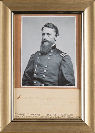 Lot #469 George Stoneman Autograph Letter Signed - Image 3
