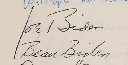 Lot #42 Joe and Beau Biden Signed State Department Official's Guestbook - Image 3