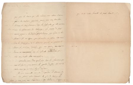Lot #357 Charles Maurice de Talleyrand Letter Signed - Image 2