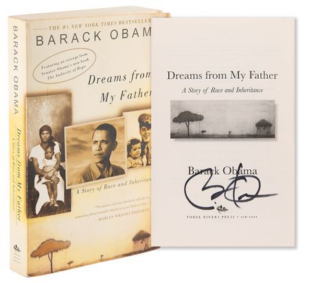 Lot #134 Barack Obama Signed Book - Dreams from My Father - Image 1