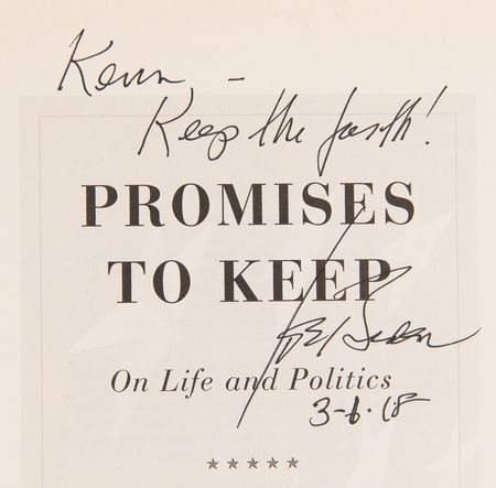 Lot #40 Joe Biden Signed Book - Promises to Keep - Image 2