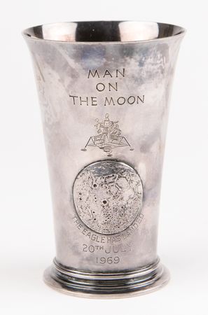 Lot #532 Apollo 11 Limited Edition Sterling Silver Beaker by Prestons Limited - Image 1