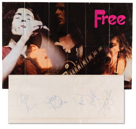 Lot #679 Free Signed Poster - Image 1