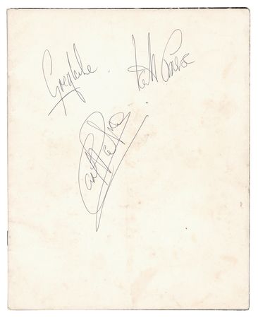 Lot #676 Emerson, Lake, and Palmer Signed Program - Image 1