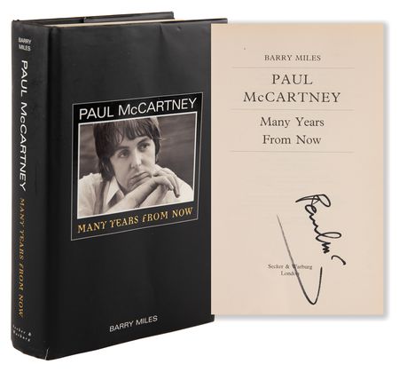 Lot #650 Beatles: Paul McCartney Signed Book - Many Years from Now - Image 1