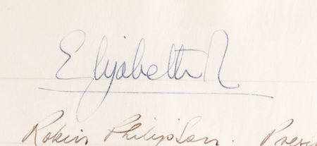 Lot #339 Queen Elizabeth II Document Signed - Image 2