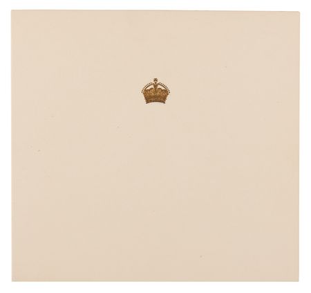 Lot #275 Elizabeth, Queen Mother Signed Christmas Card - Image 2