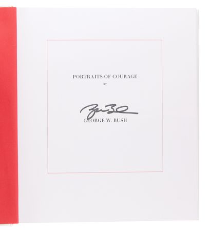 Lot #47 George W. Bush Signed Book - Portraits of Courage - Image 4