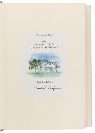 Lot #130 Richard Nixon (2) Signed Books - In the Arena and Six Crises - Image 2