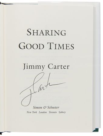 Lot #52 Jimmy Carter (7) Signed Books - Image 5
