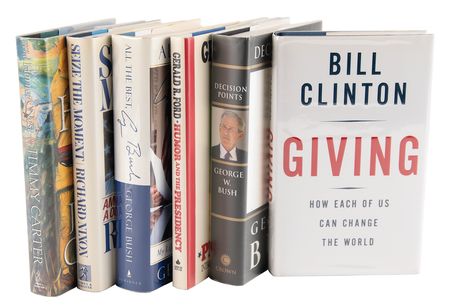 Lot #152 Six Presidents (6) Signed Books - Image 1