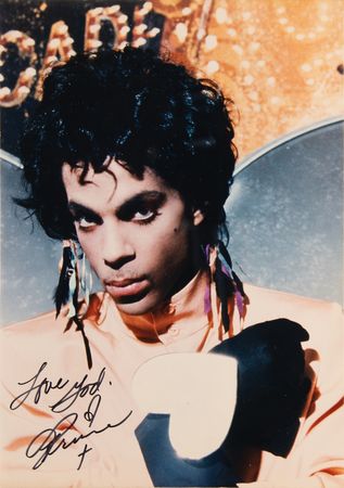 Lot #623 Prince Signed Photograph - Image 1