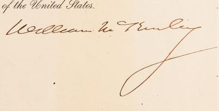 Lot #121 William McKinley Document Signed as President - Appointment for a Storied Civil War Officer - Image 2