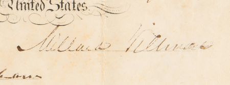 Lot #72 Millard Fillmore Document Signed as President - Promotion of a Navy Master - Image 2