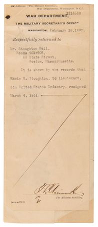 Lot #43 James Buchanan Document Signed as President - Image 3